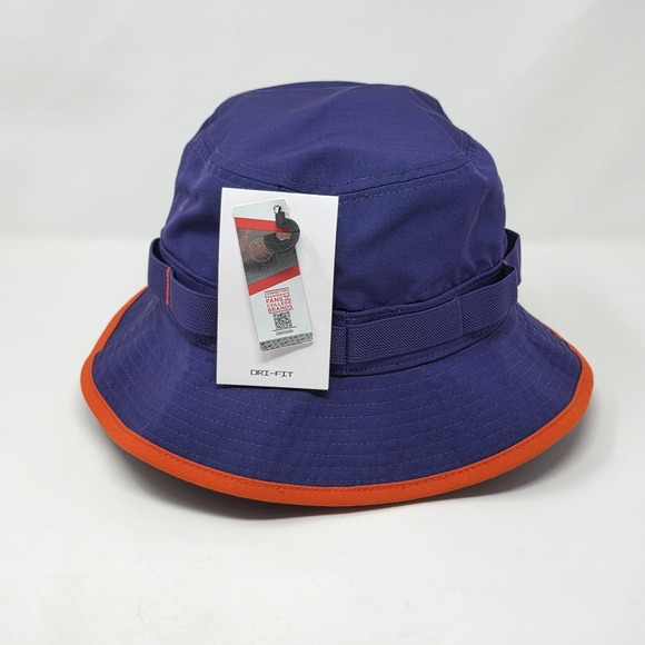 Nike Clemson Tigers Dri-Fit Purple Apex Boonie Bucket Hat/Cap Men's Size Medium - Picture 3 of 9